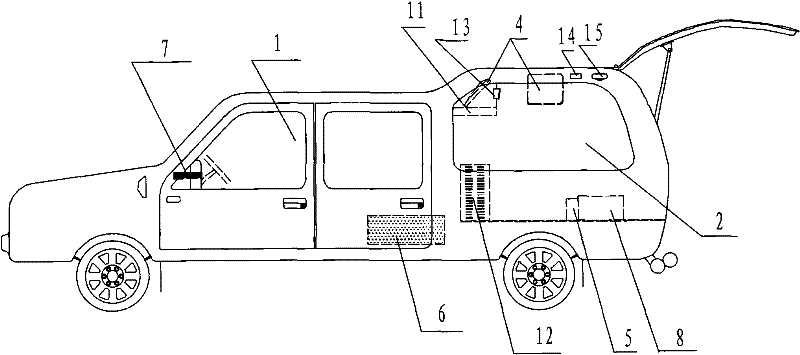 Vehicular live-work tool library applying RFID technology