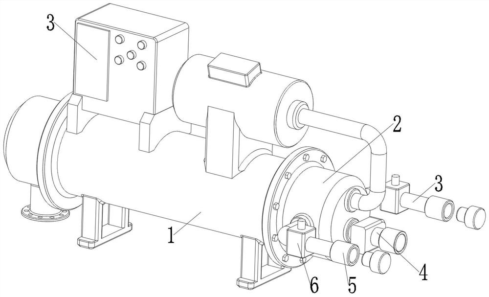 Chiller water stop diversion tank and its usage method