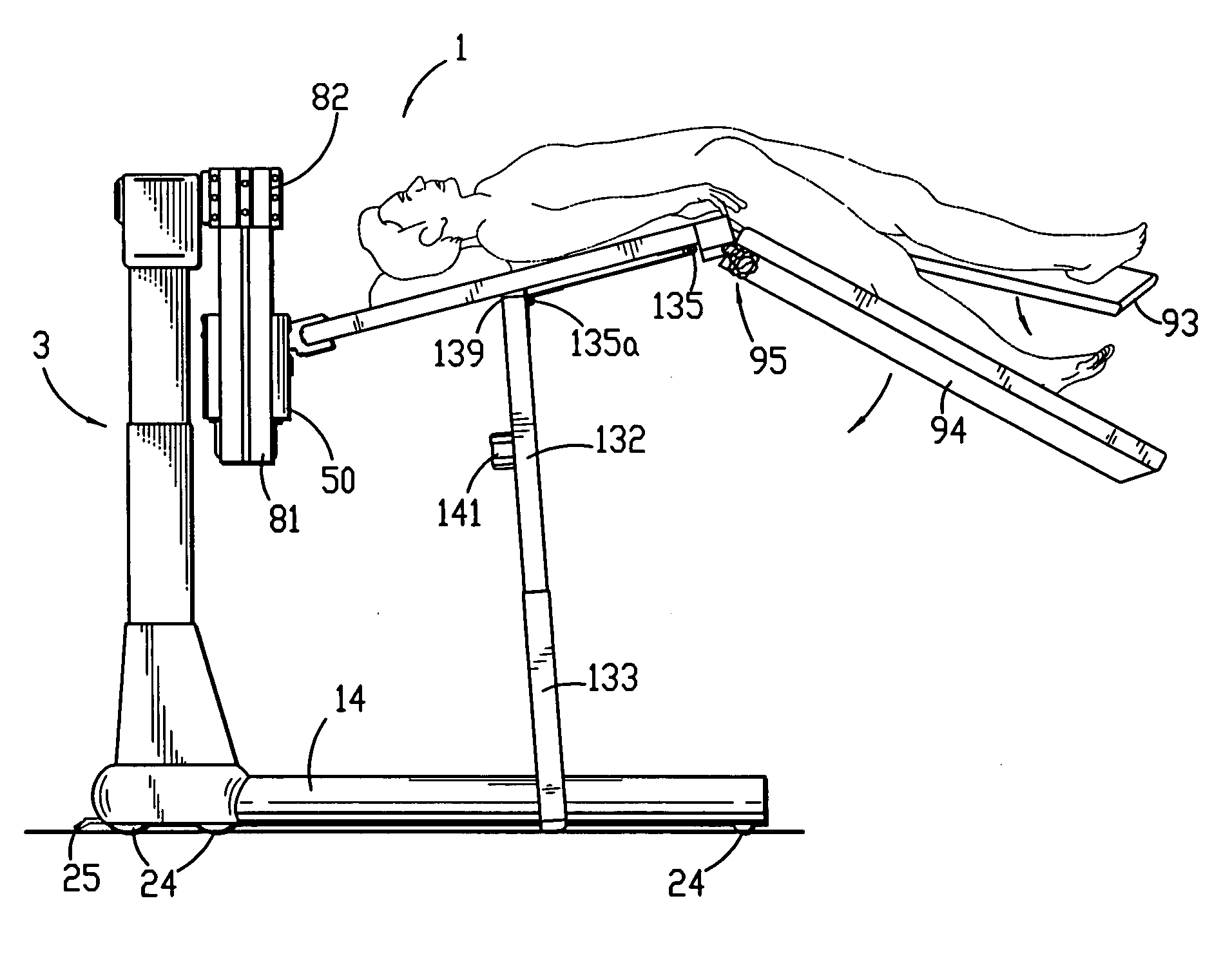 Modular multi-articulated patient support system