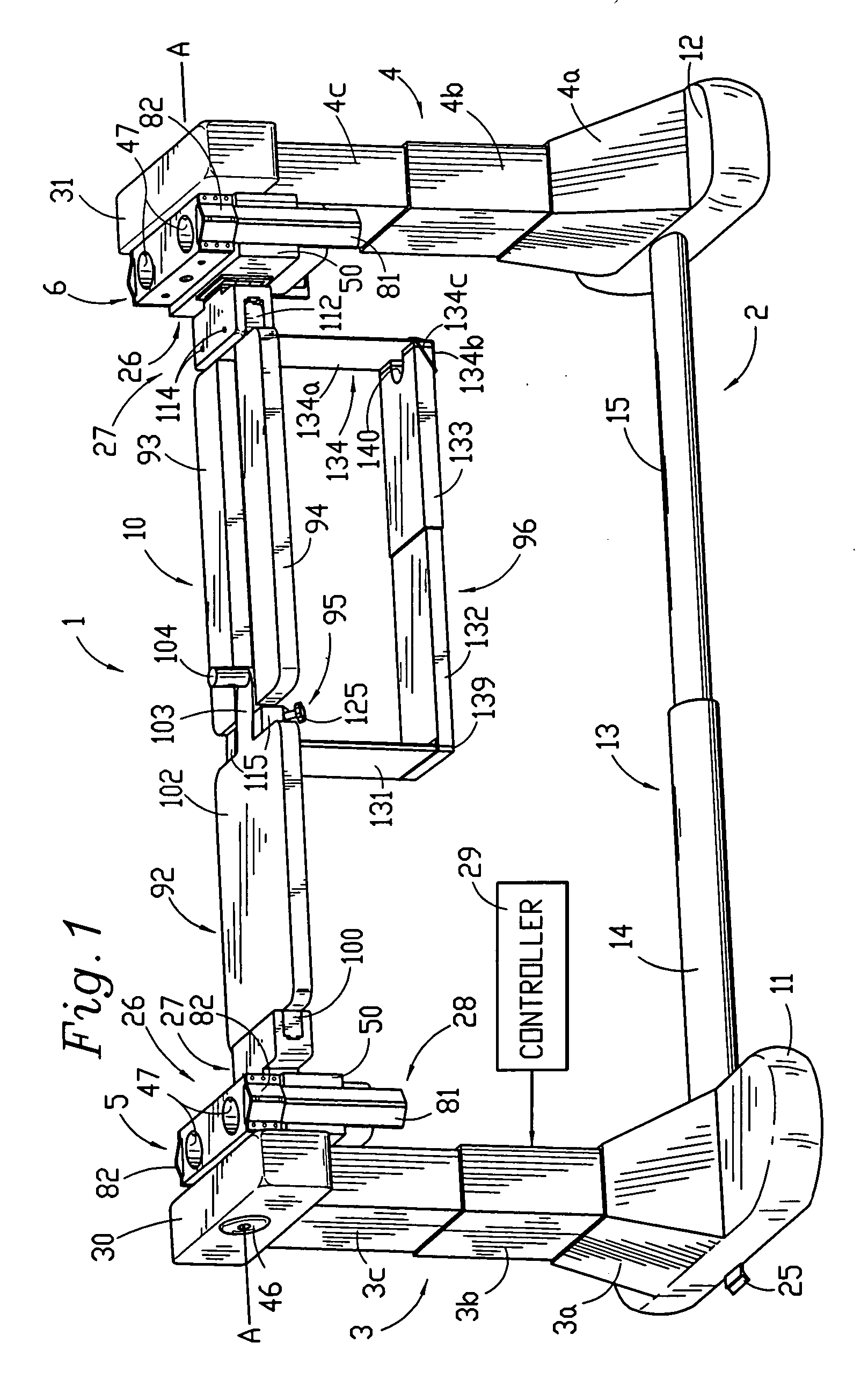 Modular multi-articulated patient support system