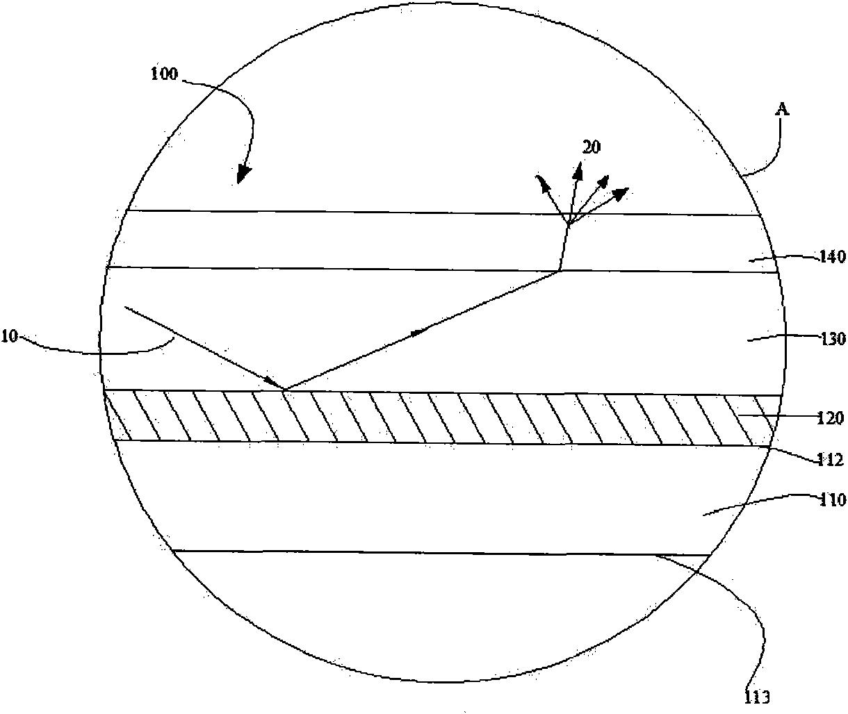 Organic-inorganic hybrid film with photoconductive property and total reflection characteristic and preparation method thereof