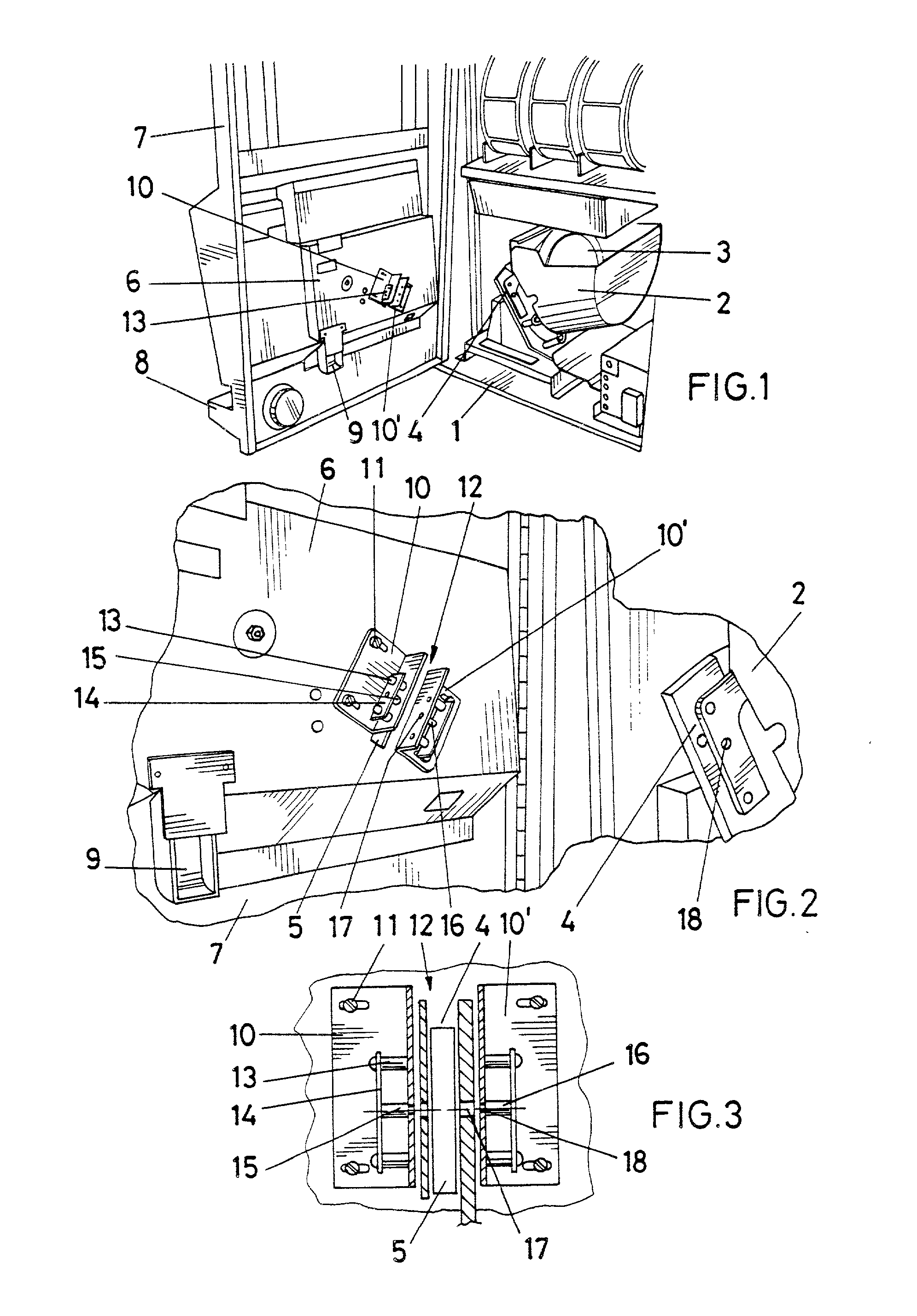 Support for a motion sensor of coins supplied by the hopper of a recreational machine