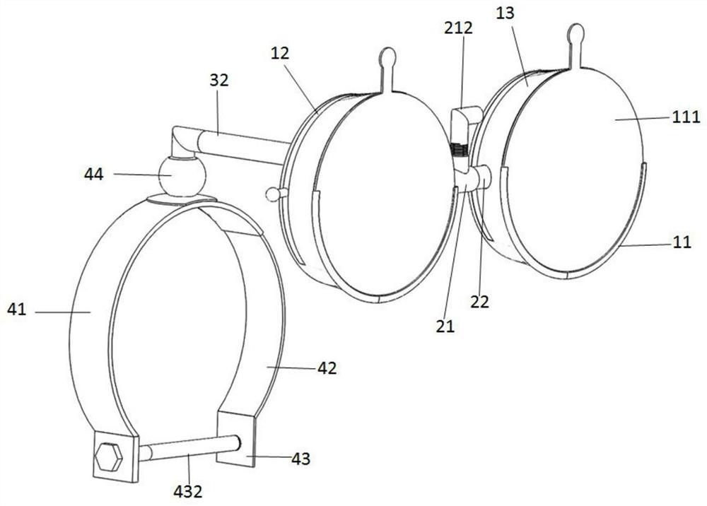 A filter protection structure for ophthalmic laser surgery