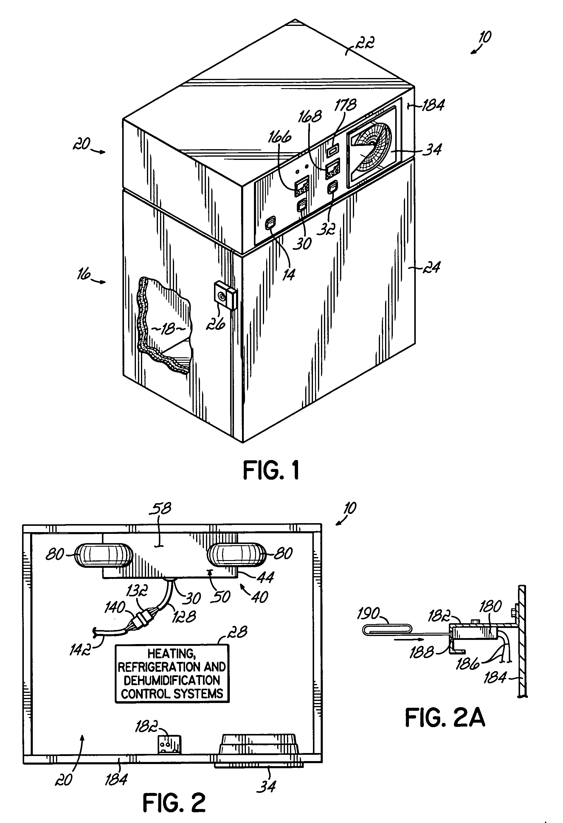 Environmental chamber and ultrasonic nebulizer assembly therefor