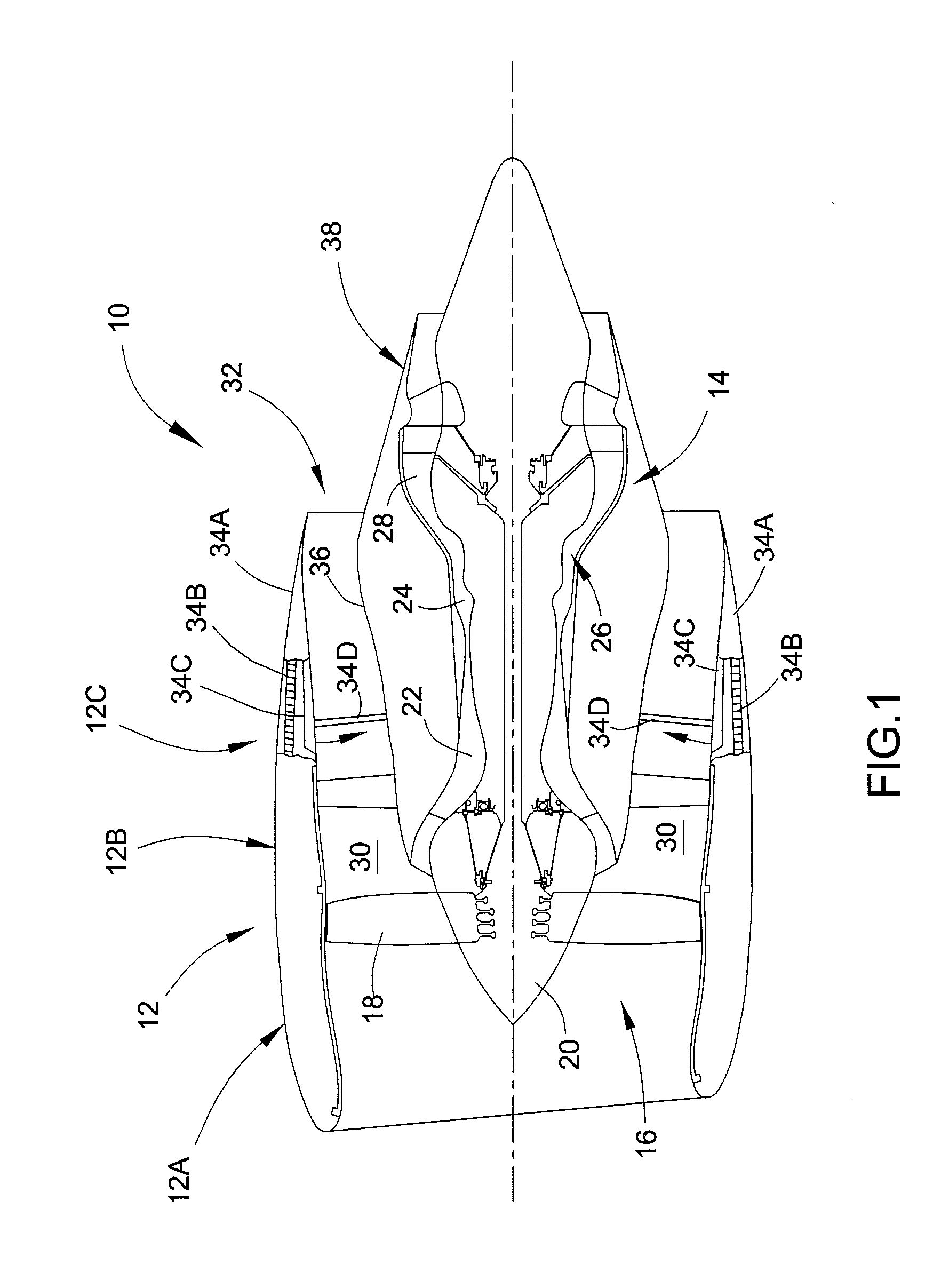 Thrust reverser assembly and method of operation