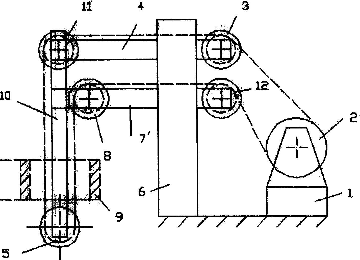 Linear cutting electrical process machine for cutting groove