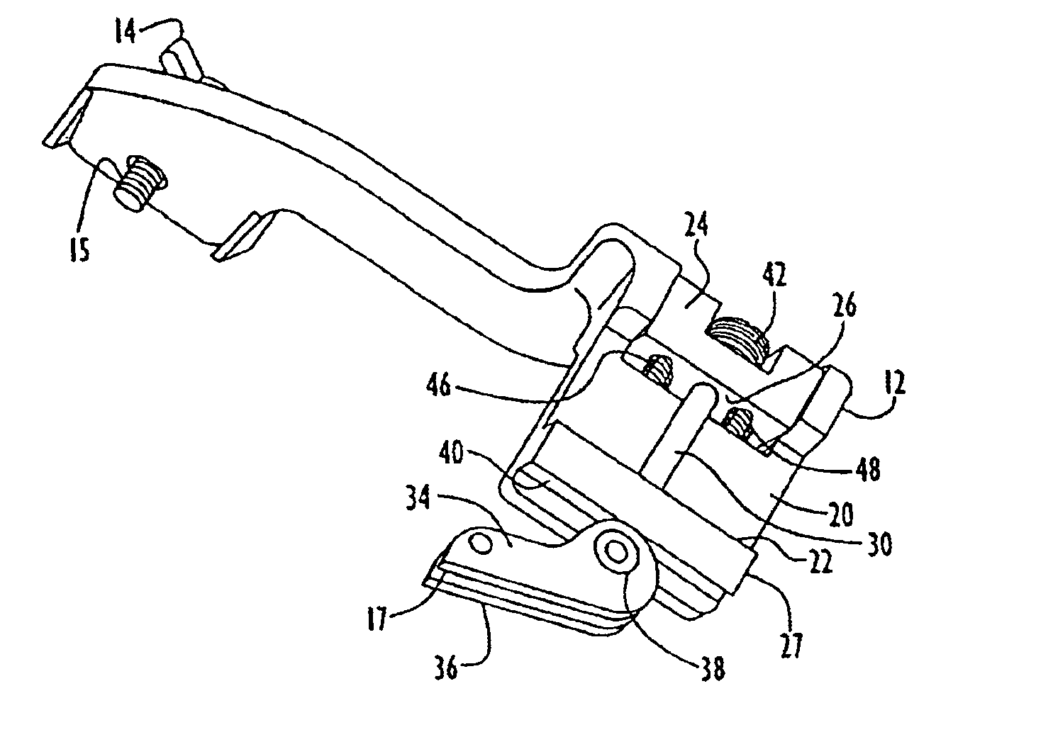 Clamp for weapon mount