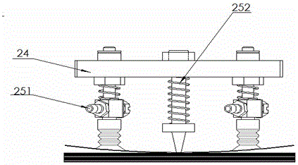 Automatic welding device for automobile sealing pad