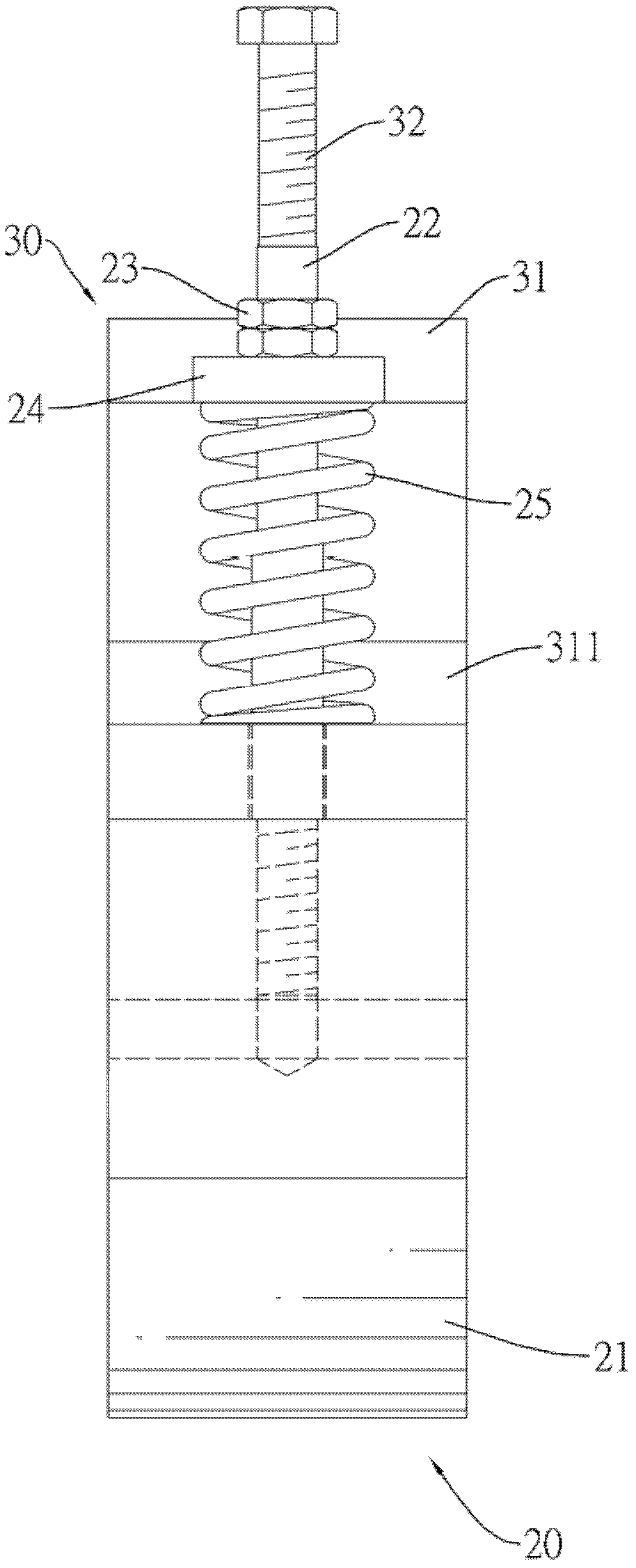 Self-adaption amplitude adjustable inertia vibration device