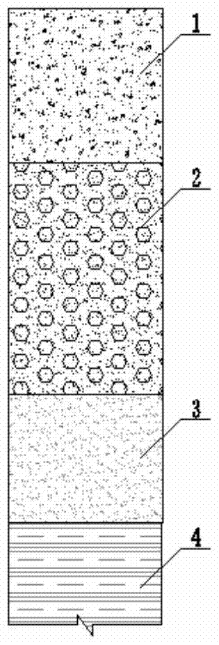 A wharf concrete road structure and its construction method