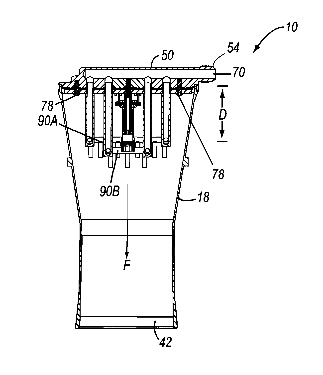 Aspirators with bodies comprising wound filaments