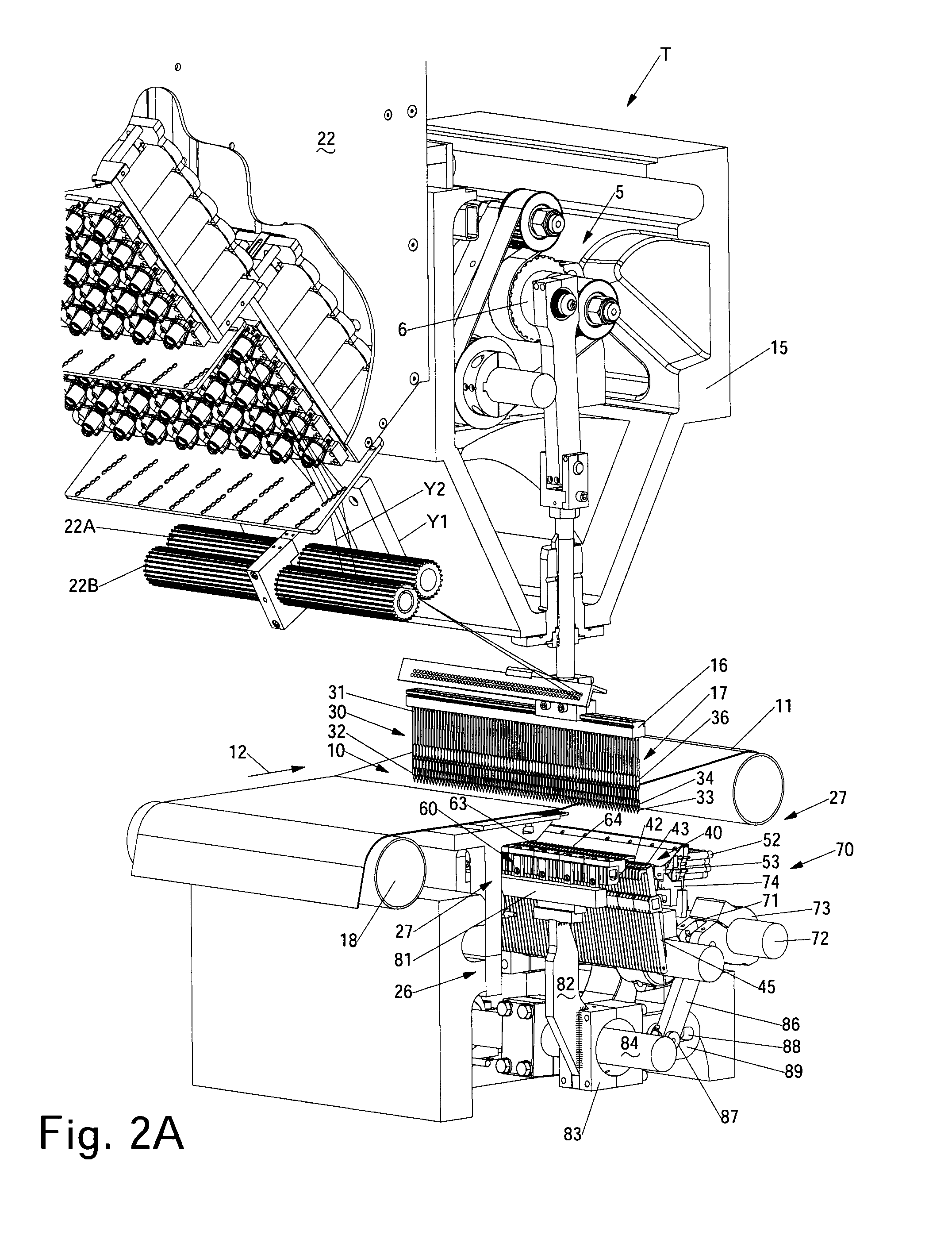 System and method for forming patterned artificial/synthetic sports turf fabrics