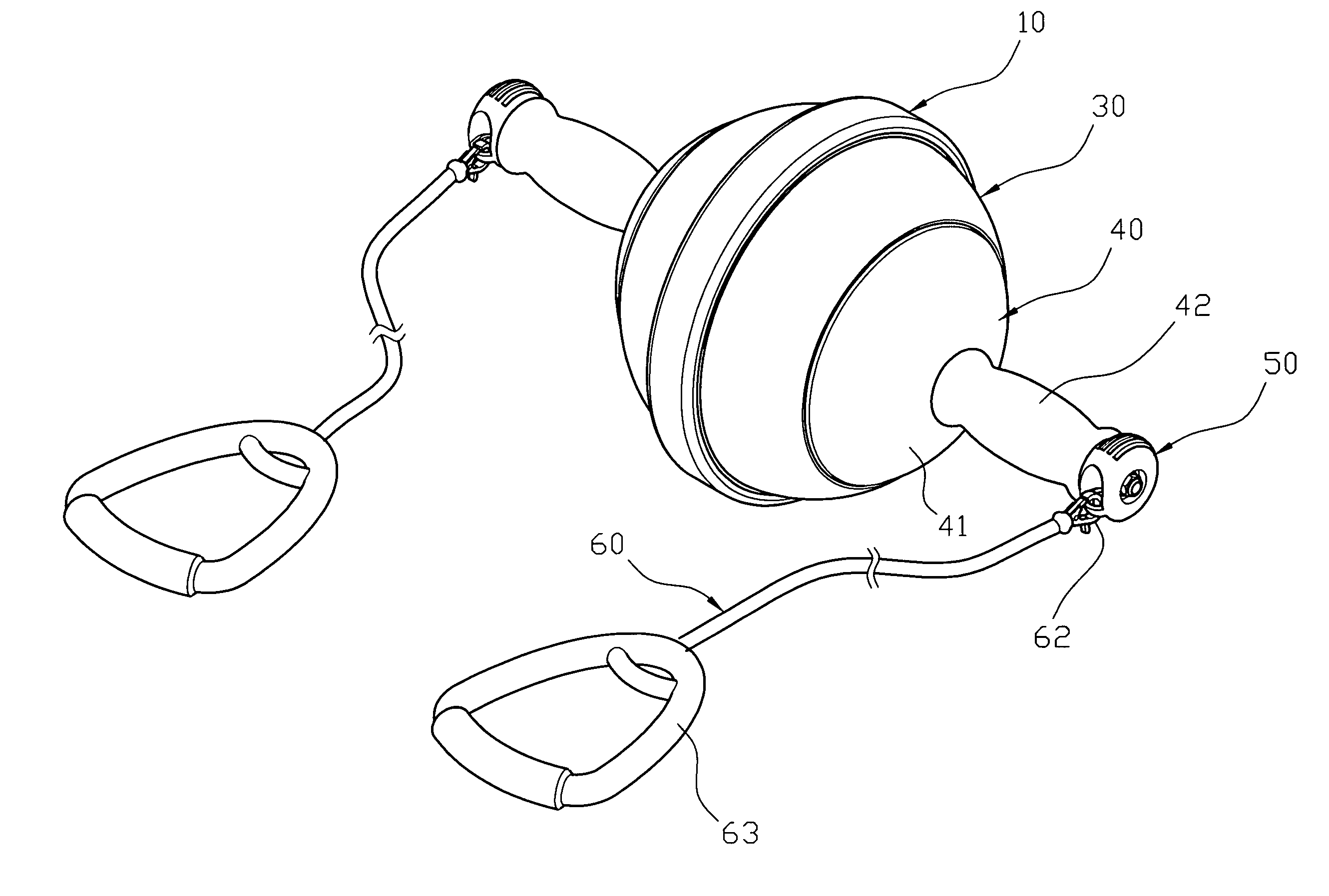 Exercising device having multiple functions