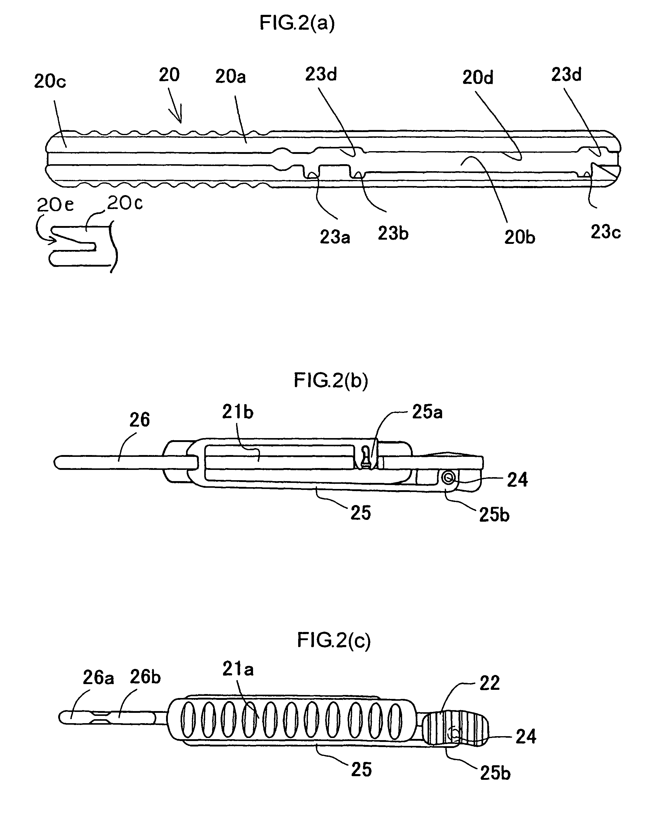 Holder for a surgical knife blade