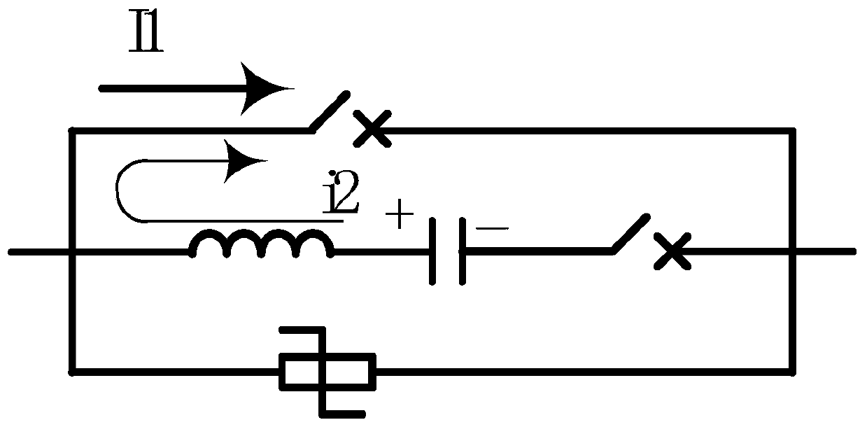 Current injection type mechanical high-voltage DC circuit breaker with input current direction selection