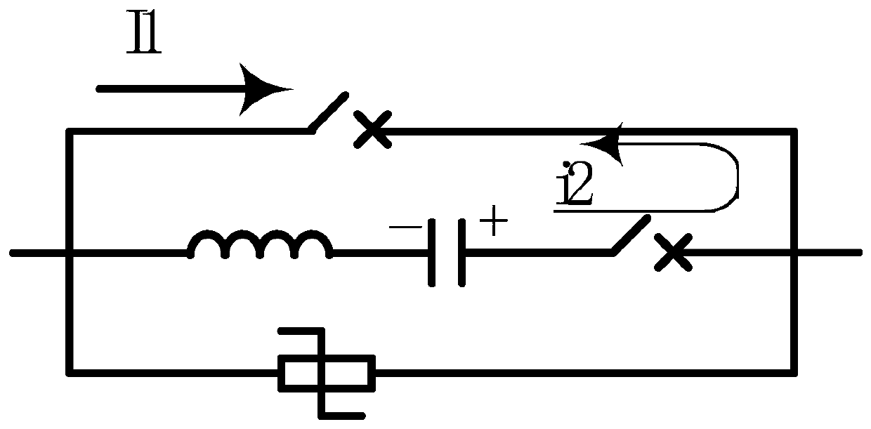 Current injection type mechanical high-voltage DC circuit breaker with input current direction selection