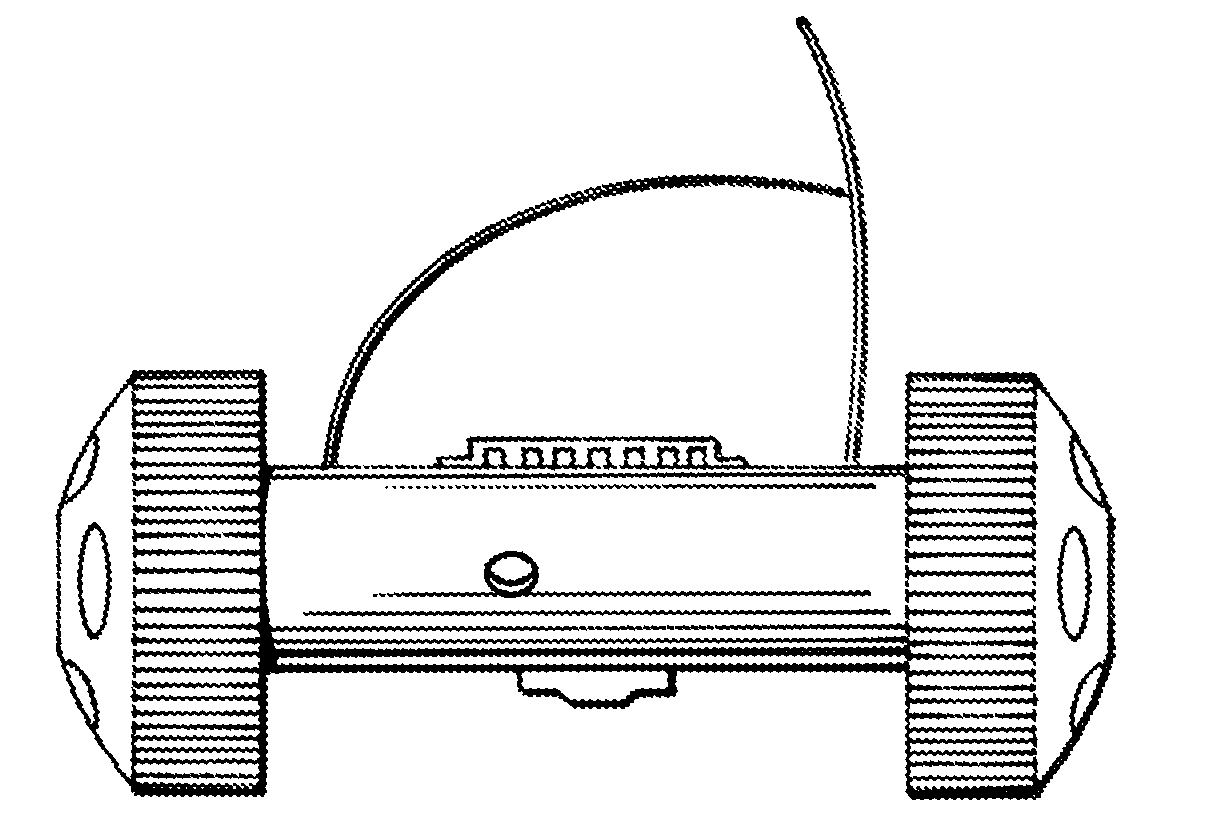 Two wheeled robot with enhanced climbing features