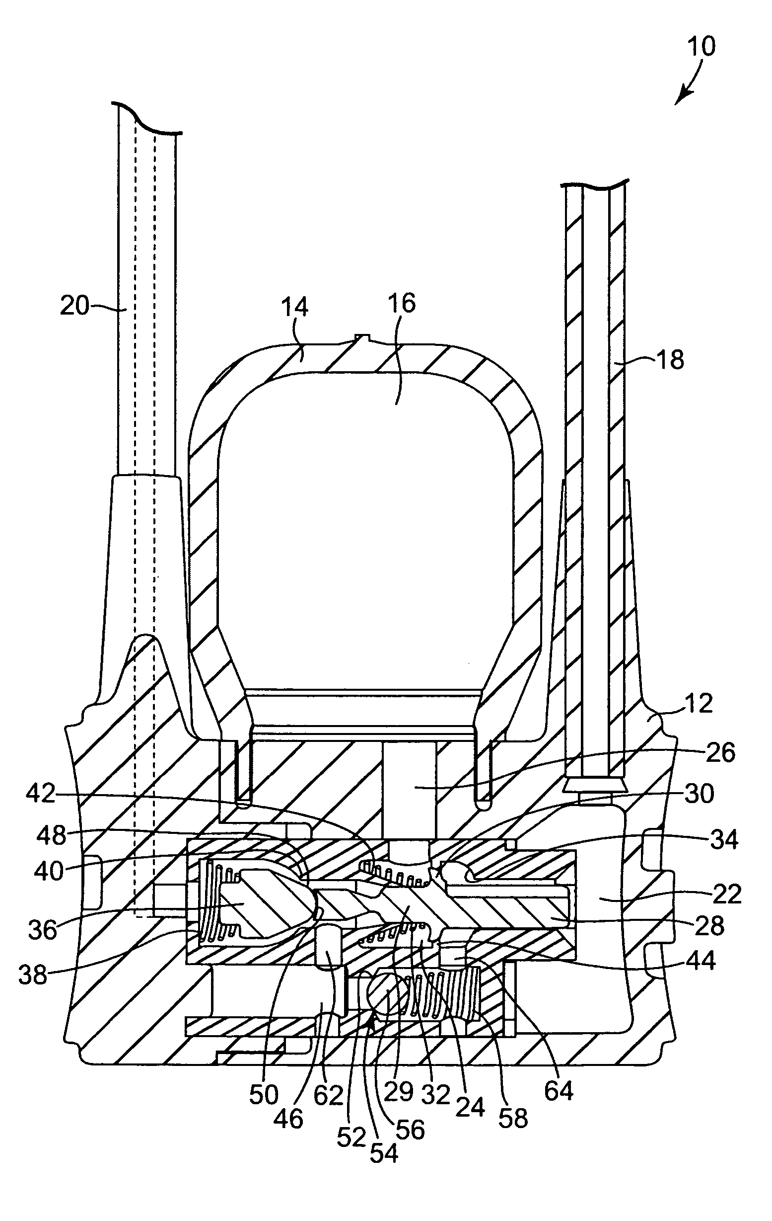 Implantable penile prosthesis pump