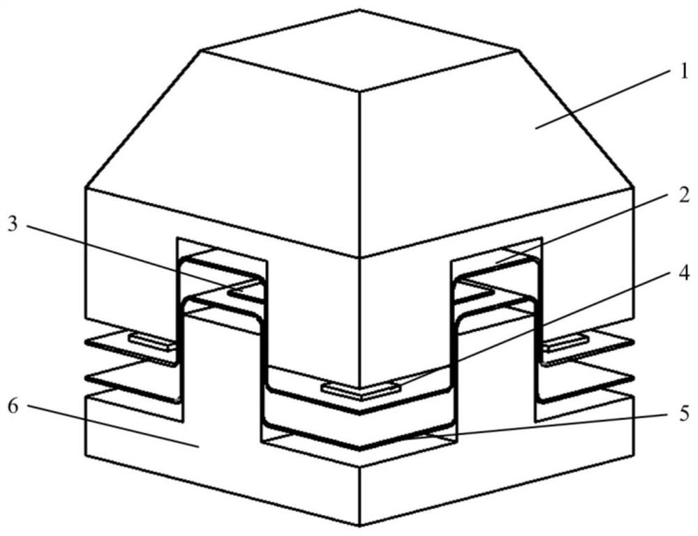 Orthodontic force measuring device based on flexible six-dimensional force sensor