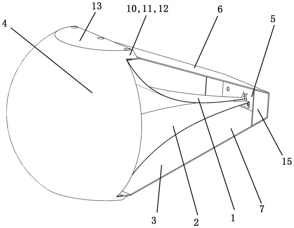 A lens-type ultra-wide-spectrum electromagnetic pulse radiation antenna and antenna array