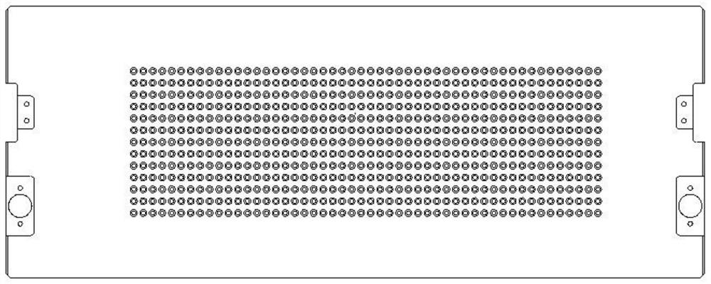 Small-hole gravity type solder ball array method and process