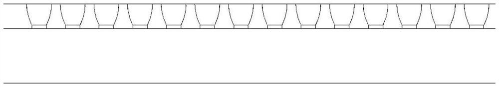 Small-hole gravity type solder ball array method and process