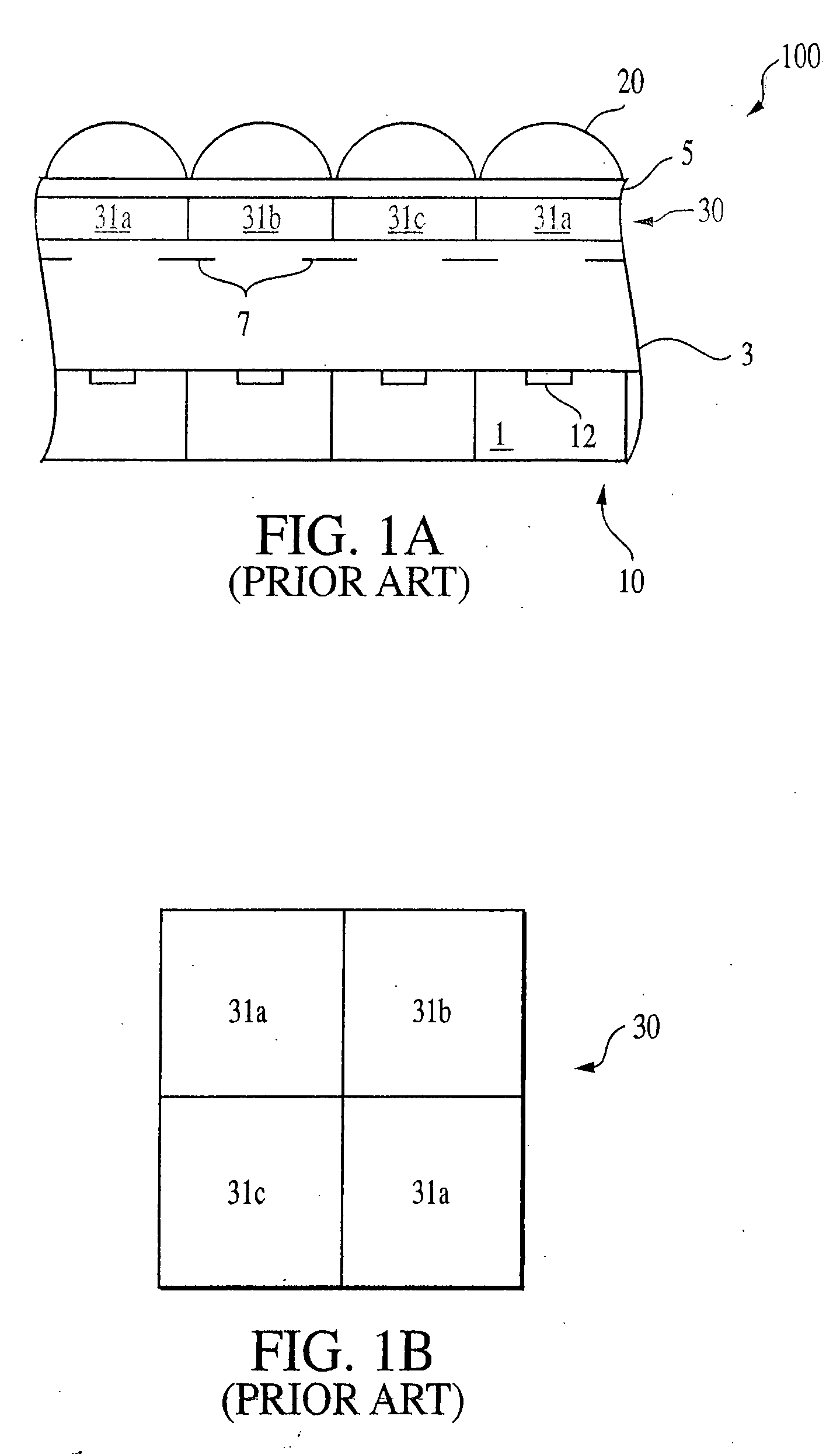 Photonic crystal-based filter for use in an image sensor