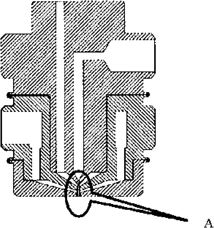 Double-layer composite hollow fiber nano-filtration membrane and preparation method and special tool thereof