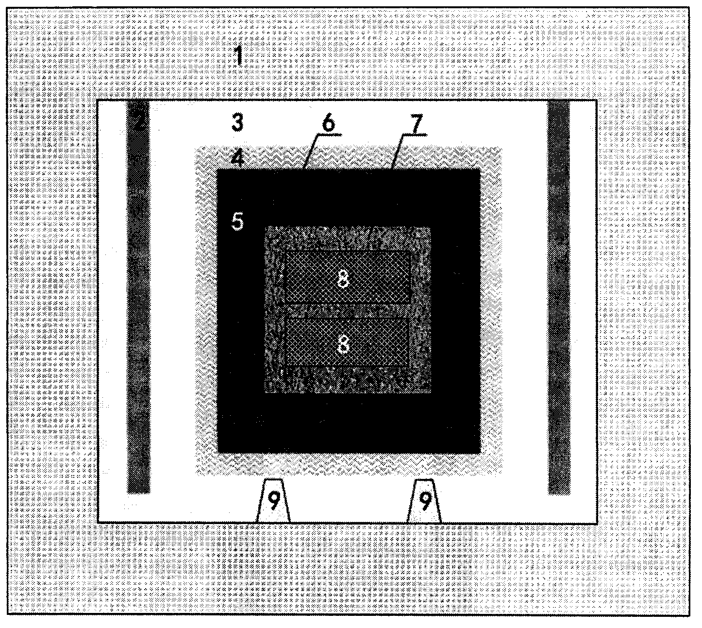 Preparation method for cubic zirconia-beta phase silicon carbide complex phase high temperature resistance powder material