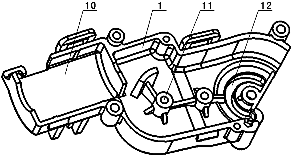 Reducer gear box for angle rotation limit