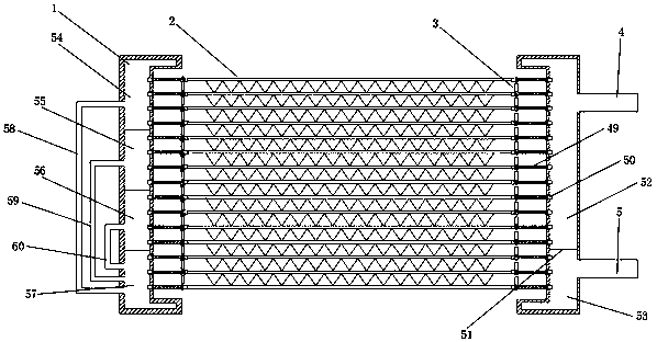 Movable type automobile air conditioner evaporator with sufficient refrigerating effect