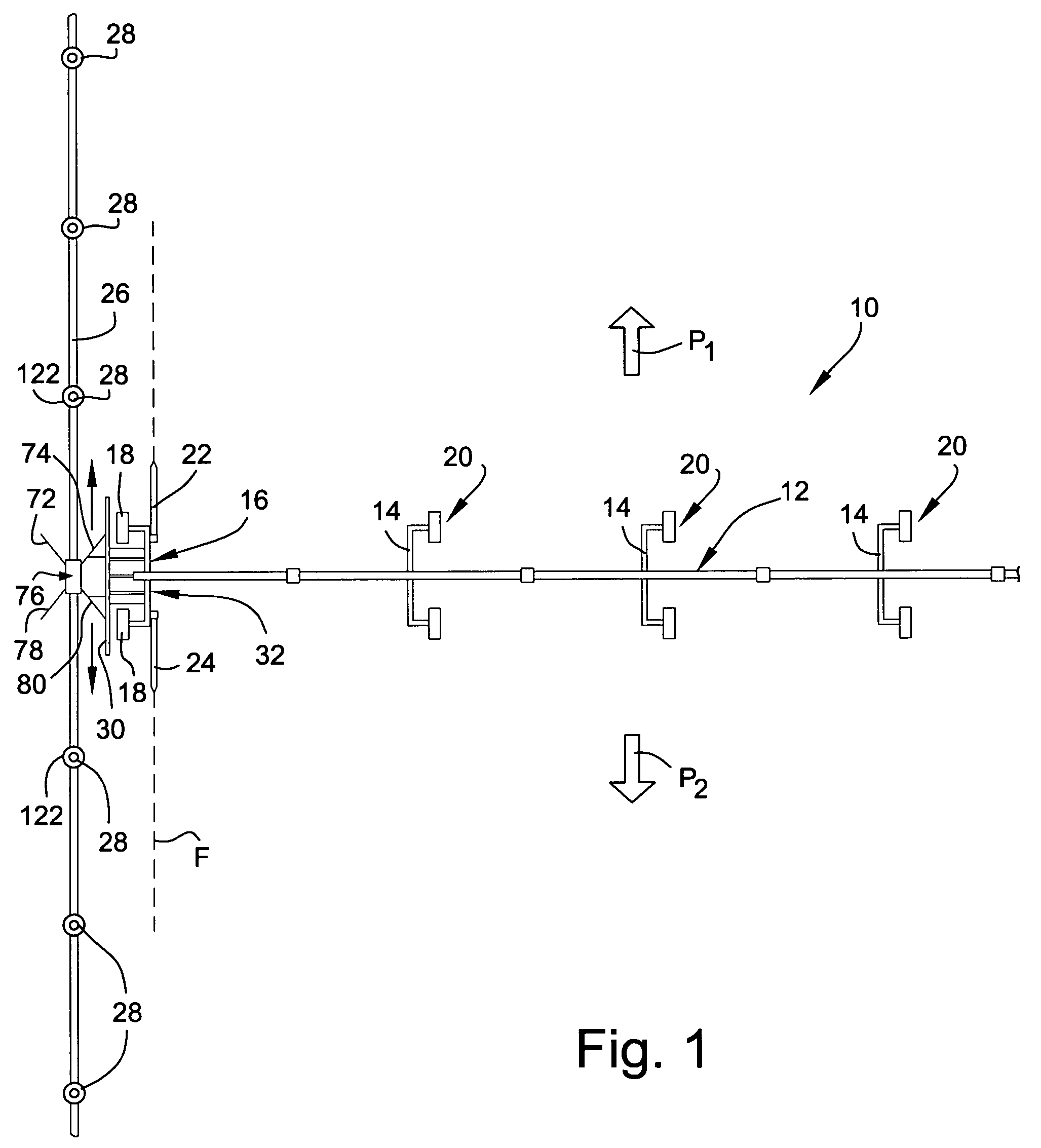 Linear-feed irrigation apparatus and related method