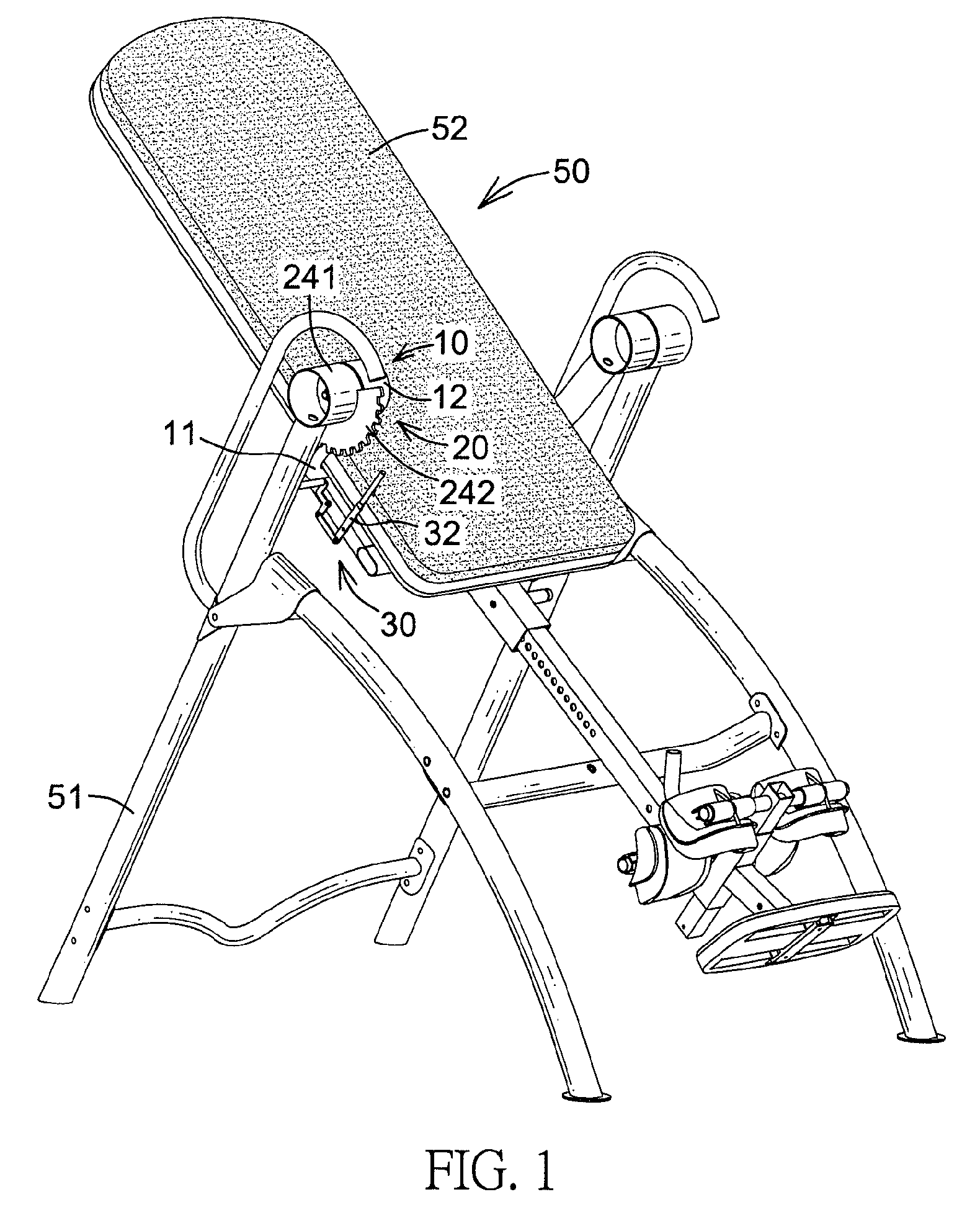 Multi-stage orientating assembly for an inversion table