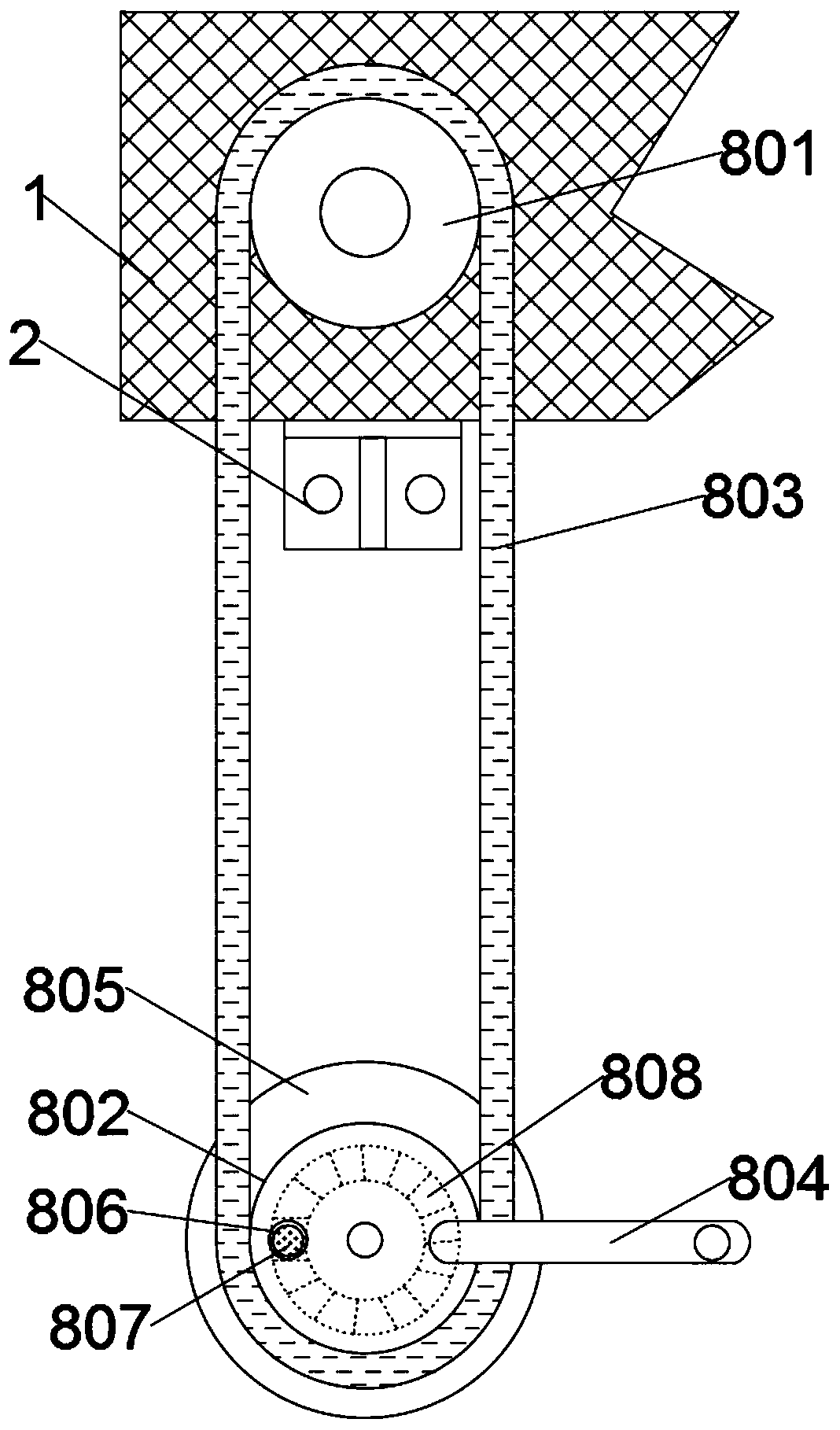 Retractable sun shading device