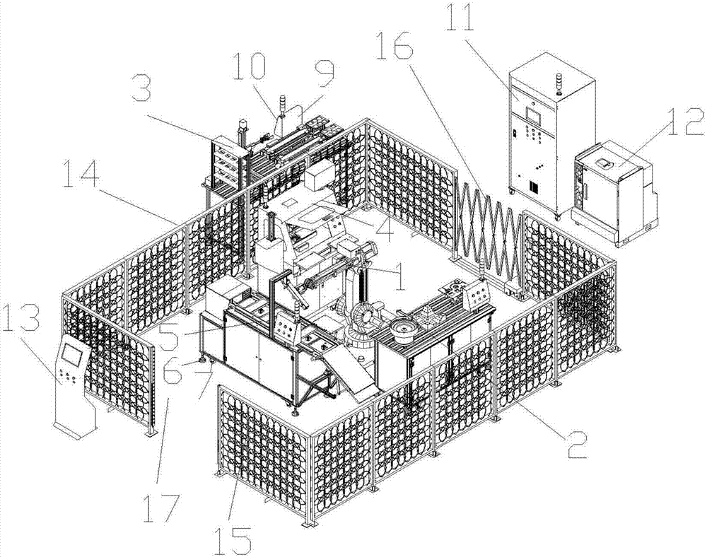 Industrial robot practical teaching system