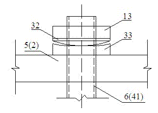 Large-sized fully graded concrete axial-tension tester