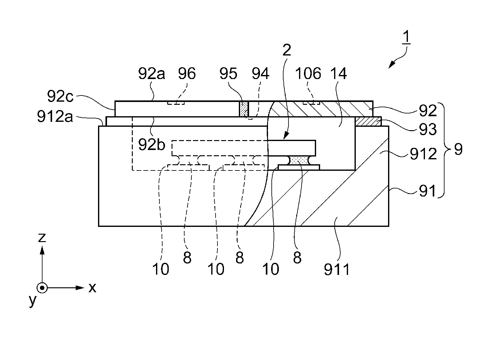 Lid body, package, electronic apparatus, moving object, and method for manufacturing package