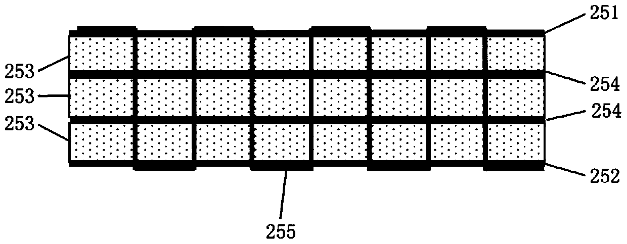 Workpiece bearing platform and heating device for testing reflectivity of wave absorbing material