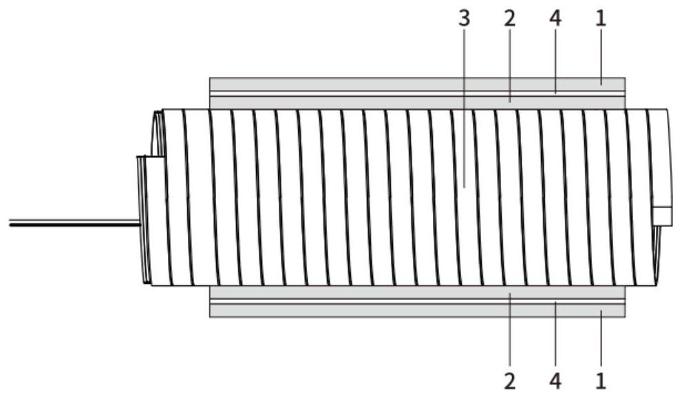 Double-layer cold-shrink bushing, preparation method and application thereof