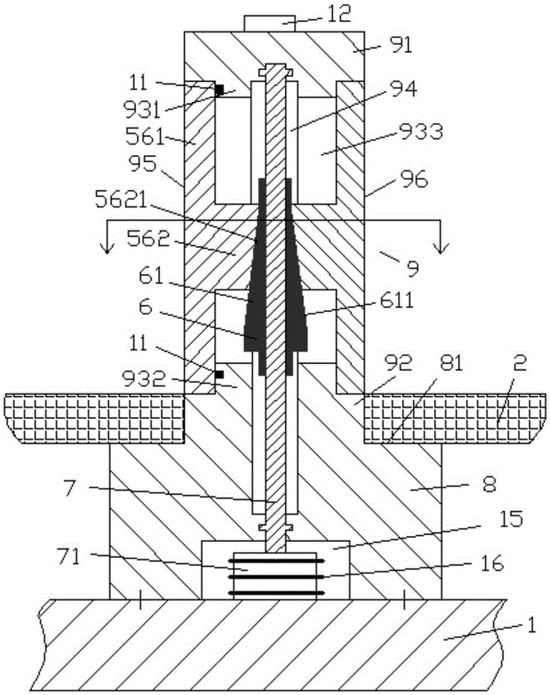 Heat-dissipating fixing column device with alarm for PCB