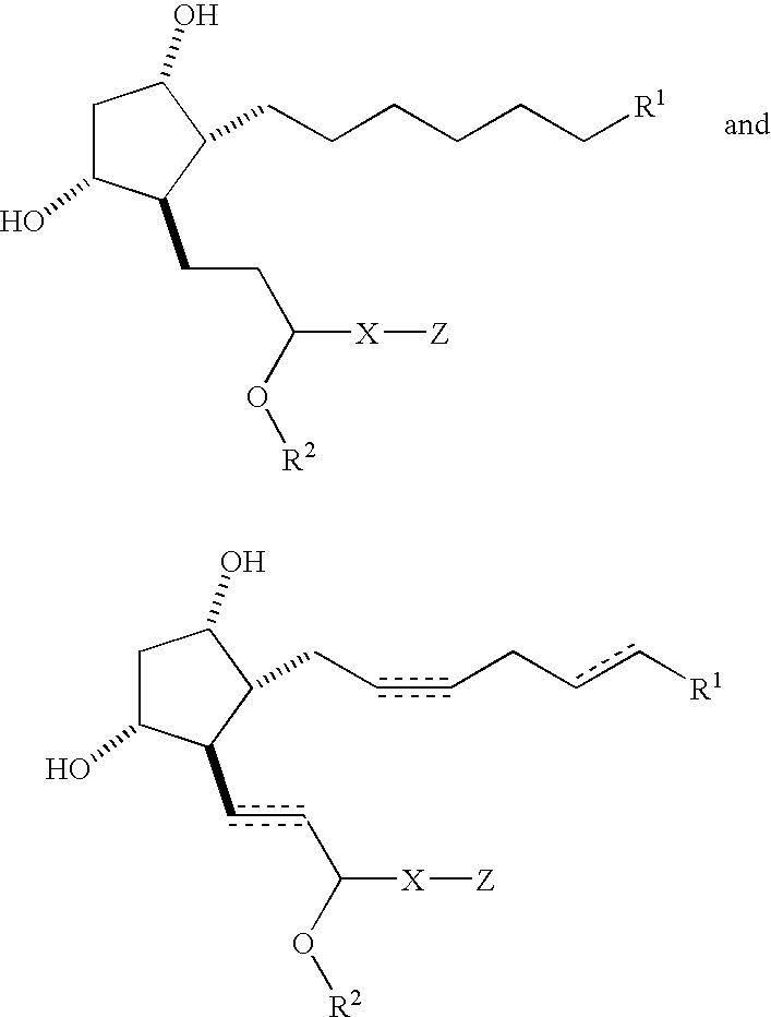 Compositions and methods for treating hair loss using non-naturally occurring prostaglandins