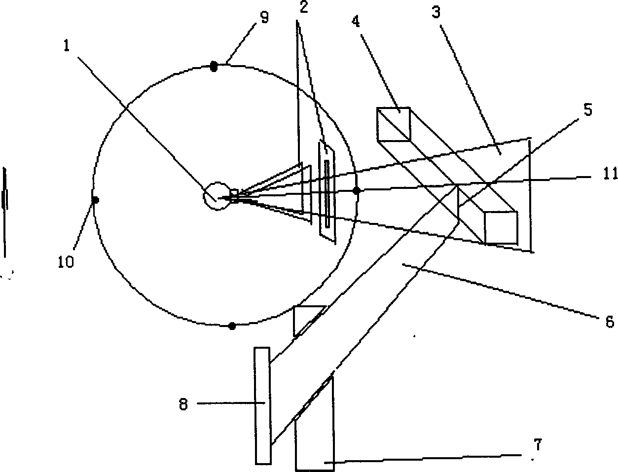 Backscattering type X-ray scanner