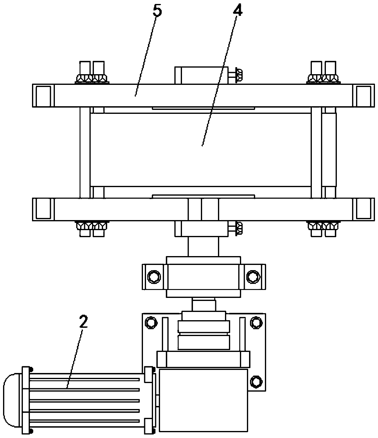 Industrial winch assembly capable of self-locking after stalling by centrifugal effect