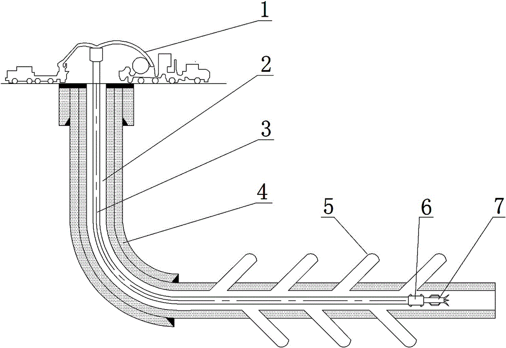 A method for drilling, completion and stimulation of fishbone-shaped multi-level branched horizontal wells in shale gas reservoirs