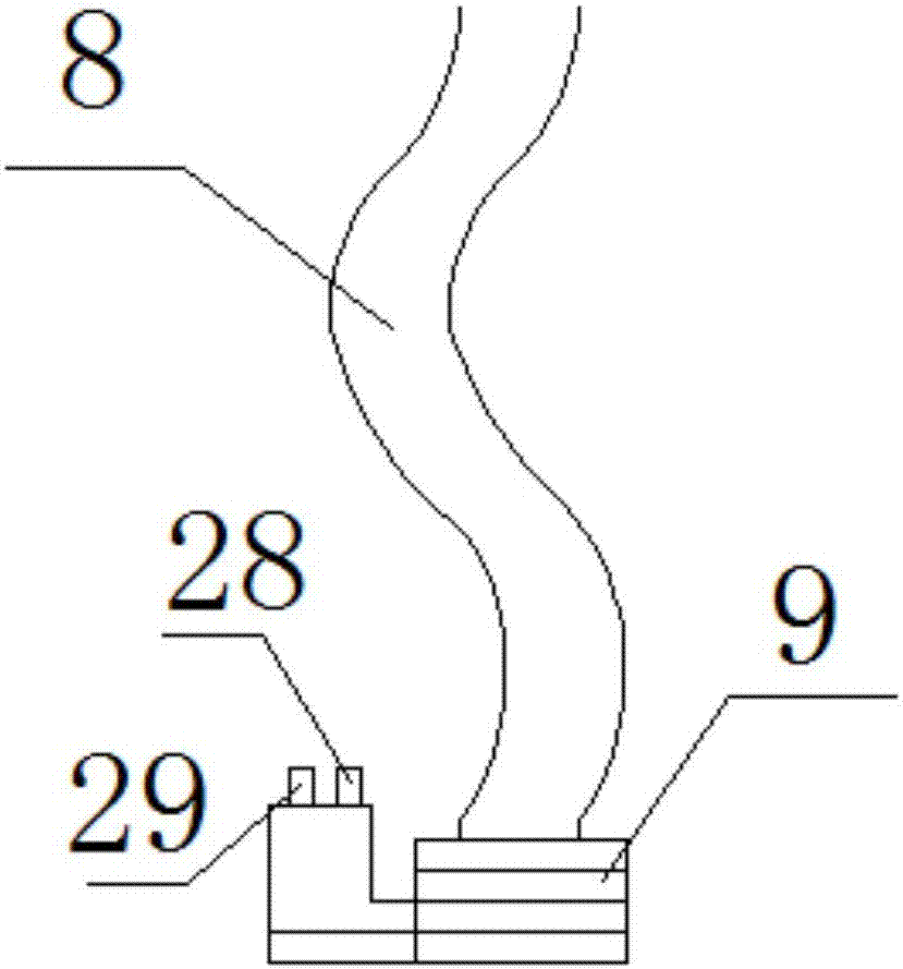 Concrete unloading device