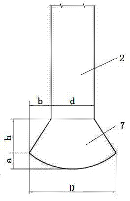 Construction method of rear-embedded pile foundation