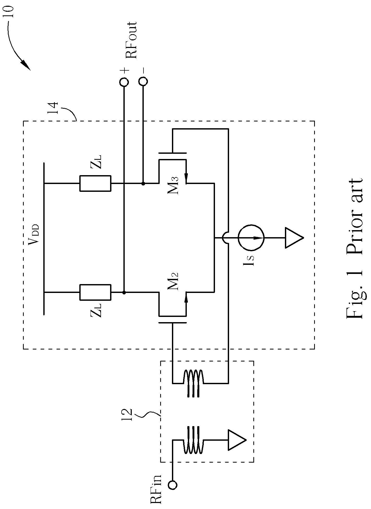 Low noise and high gain low noise amplifier