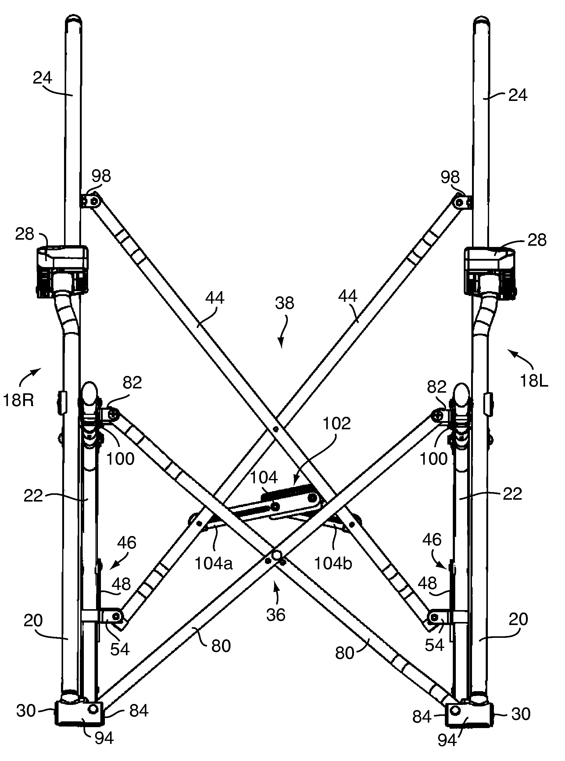 Unifoldable reclining chair