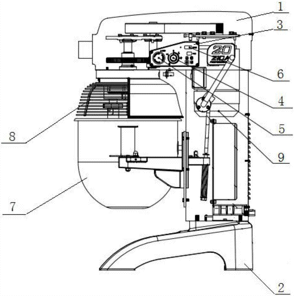 Multifunctional automatic control stirring dough maker