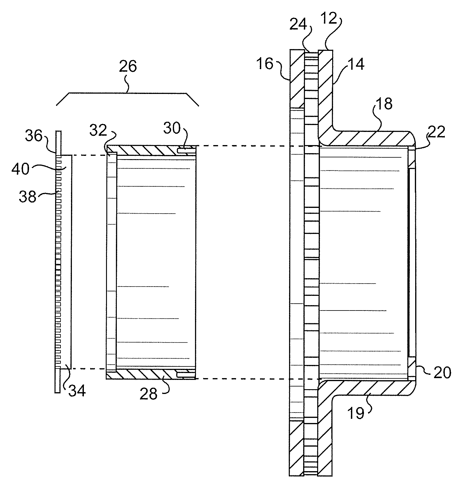 Anti-lock brake device for use with a brake rotor disc